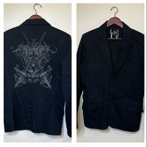 Guess Black Blazer Med